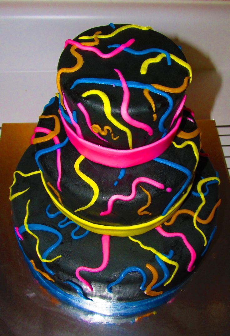 80s Theme Birthday Party Cake Ideas