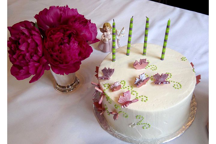 Adult Butterfly Birthday Cake