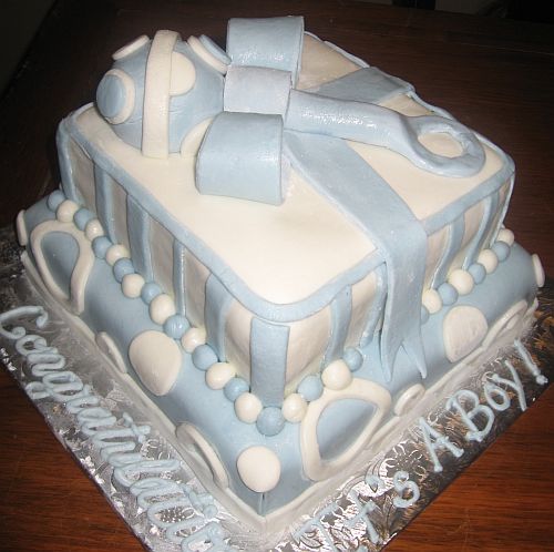 Baby Boy Shower Cake