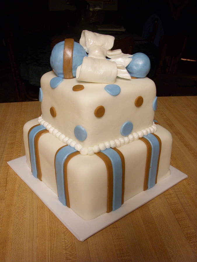 Baby Boy Shower Cake