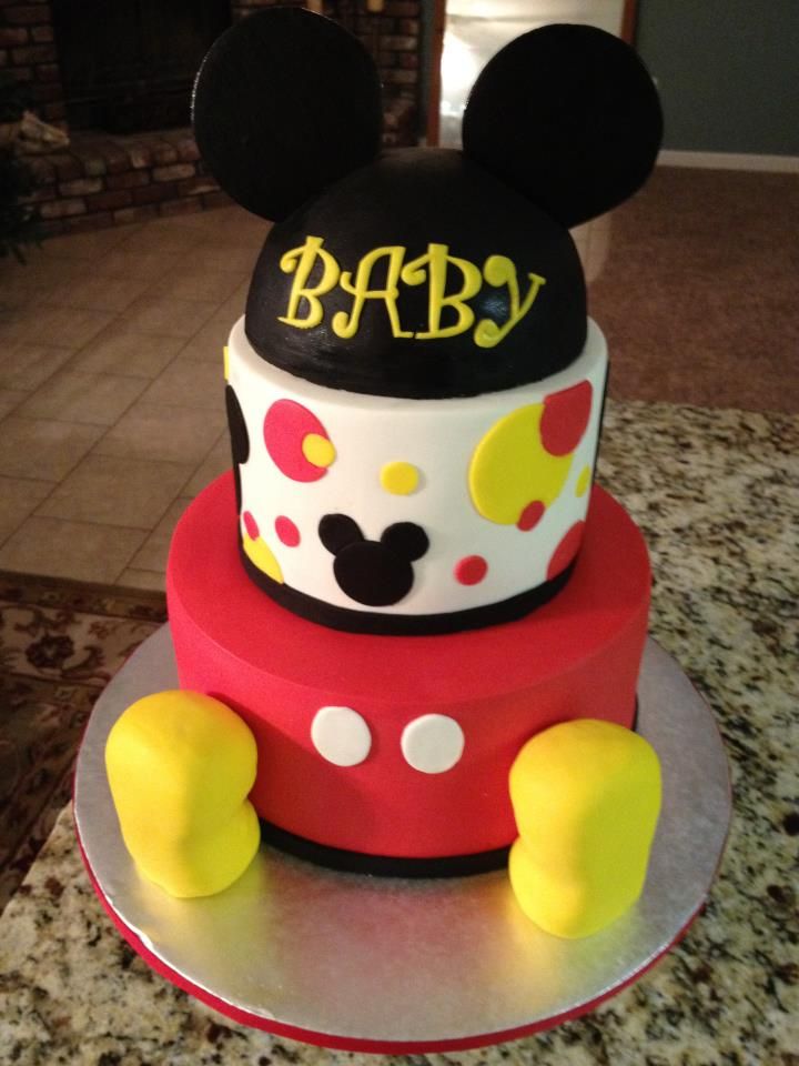 Baby Mickey Mouse Cake