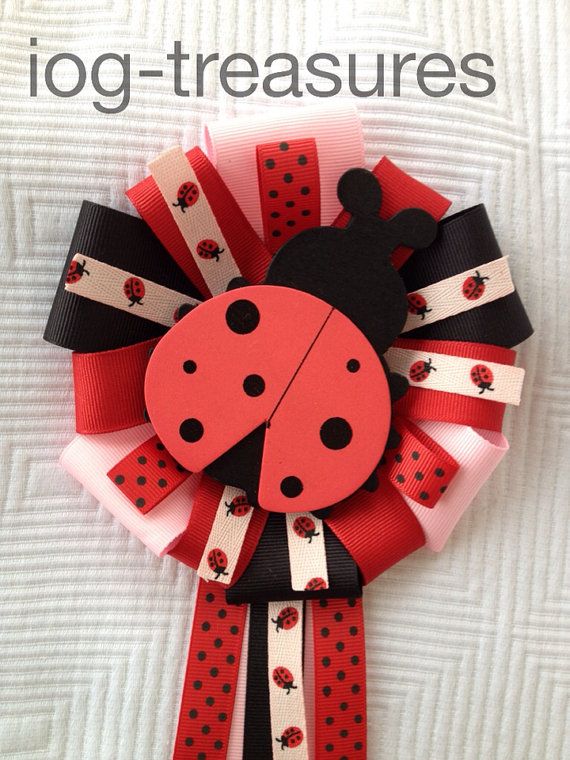 9 Photos of Red White And Black Ladybug Baby Shower Cupcakes