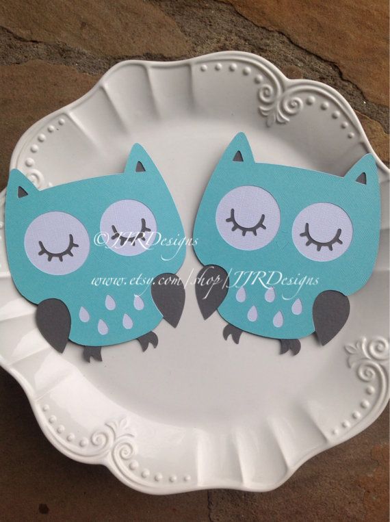 Baby Shower Owls Cut Out