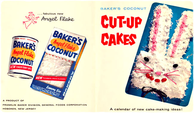 Baker's Coconut Animal Cut Up Cakes Book