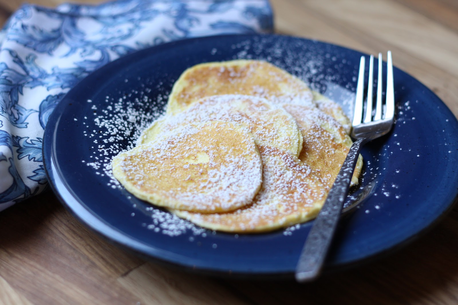 Barefeet In The Kitchen: Delicate Cream Cheese Pancakes