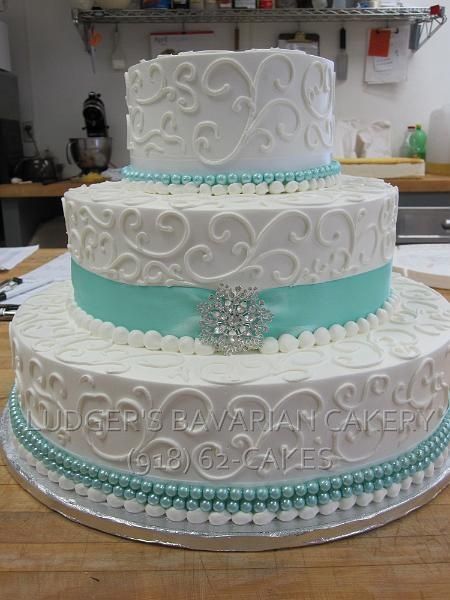 11 Photos of Square Cakes Aqua Color