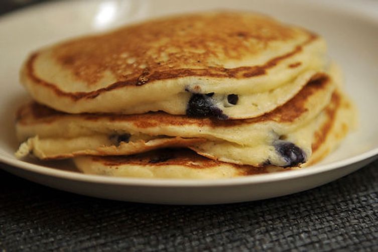 Blueberry Cream Cheese Pancakes Recipe