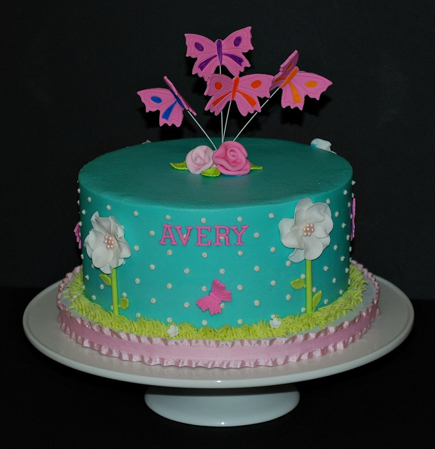 Butterfly Birthday Cake