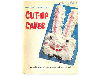 Cakes Baker's Coconut Cut Up Book