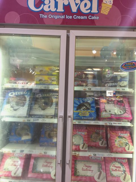 Carvel Ice Cream Cakes in Grocery Stores