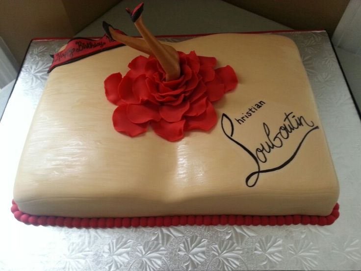 Christian Louboutin Birthday Cake