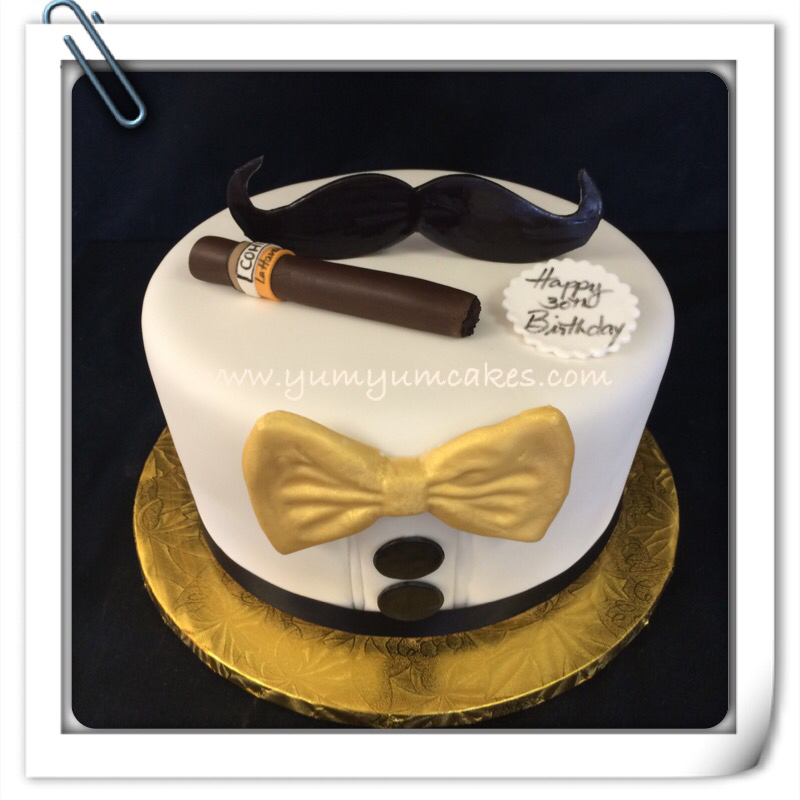 Cigar Birthday Cake