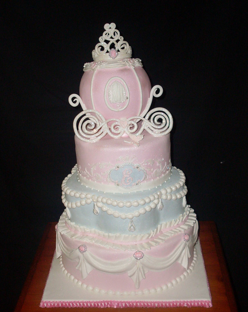 12 Photos of Jewel Baptism Cakes