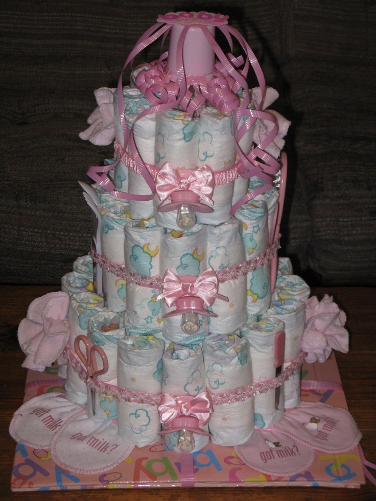 Cloth Diaper for Baby Shower Cake