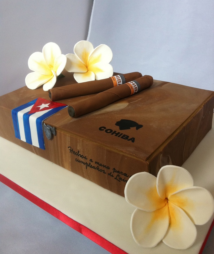 Cohiba Cigar Box Cake