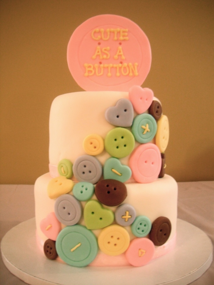 Cute as a Button Themed Baby Shower