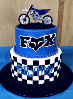 Dirt Bike Birthday Cake