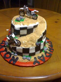 Dirt Bike Birthday Cakes Boy