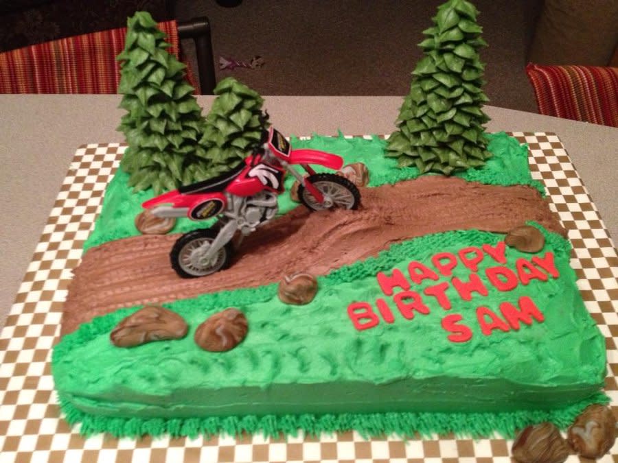 Dirt Bike Cake