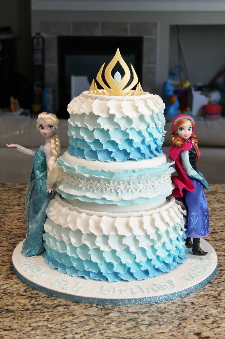 Disney Frozen Birthday Cake