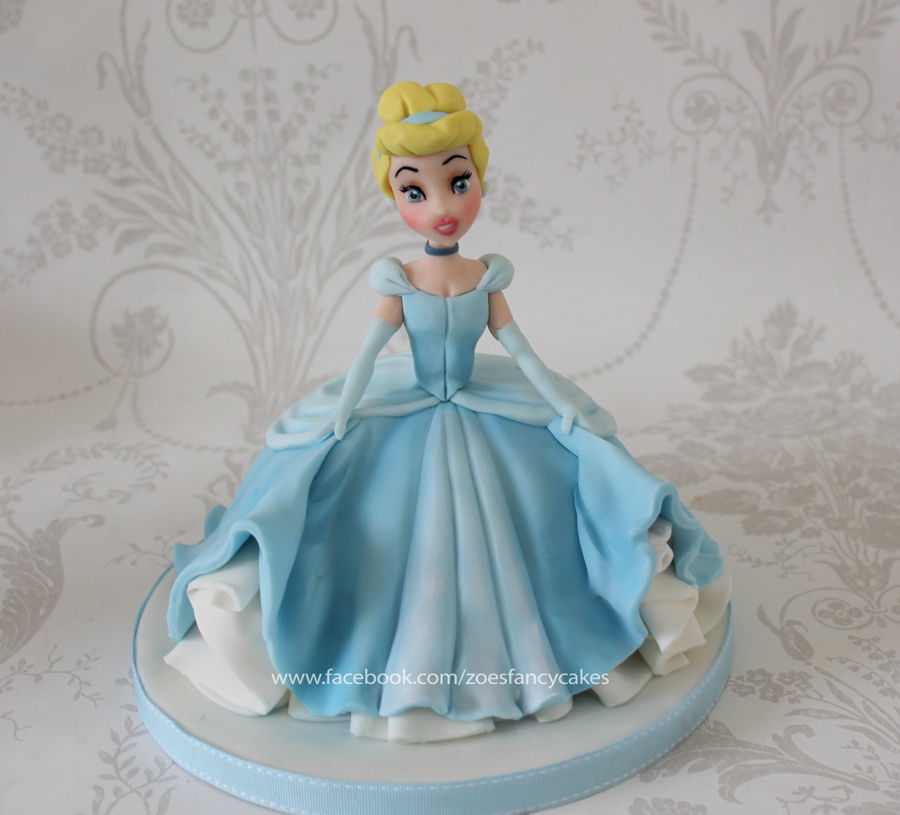 Disney Princess Cinderella Doll Cake