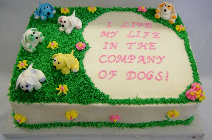 Dog Rescue Birthday Cake