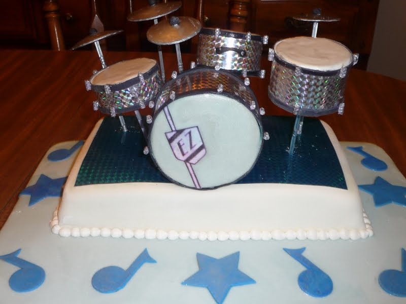 Drum Set Birthday Cake