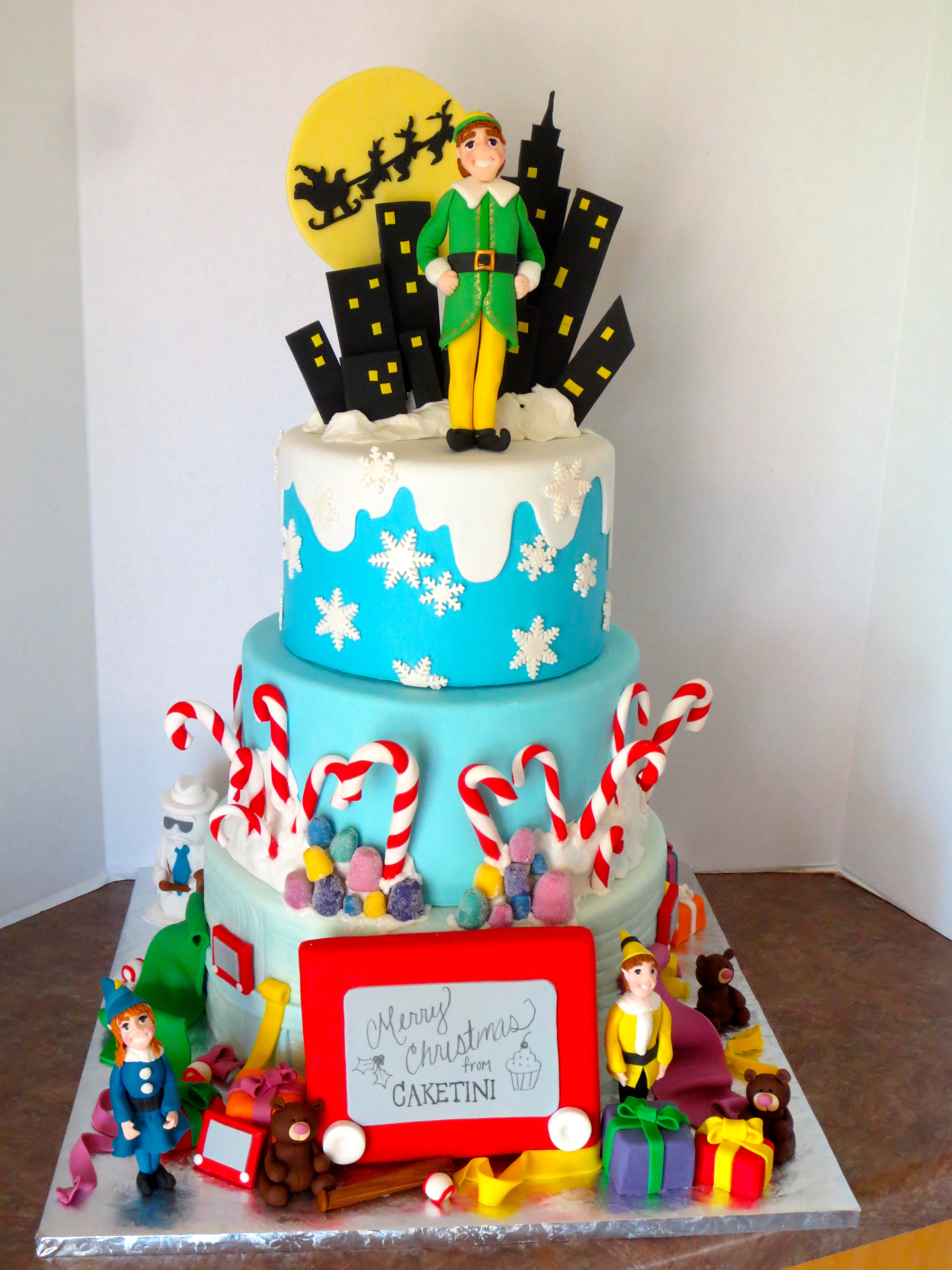 9 Photos of Cakes Christmas Elves