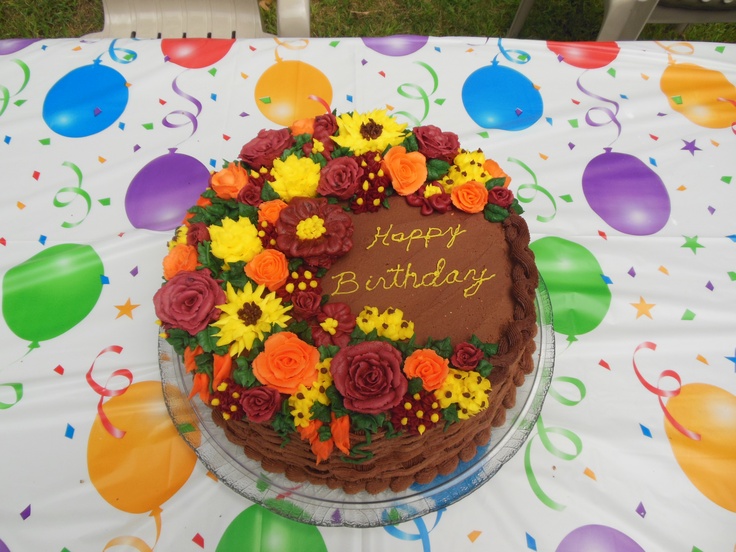 Fall Birthday Cake