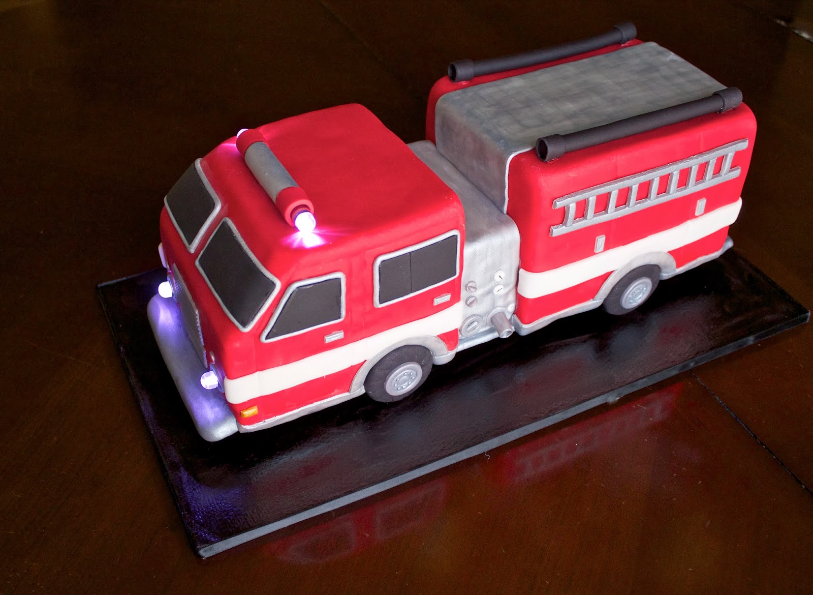 Fire Truck 3D Cake