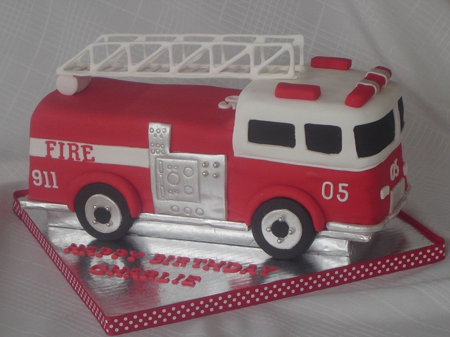 Fire Truck Birthday Cake Ideas