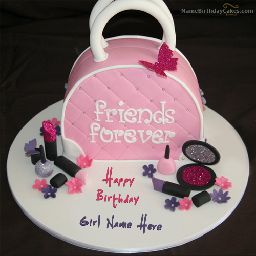 Girl Birthday Cake with Name