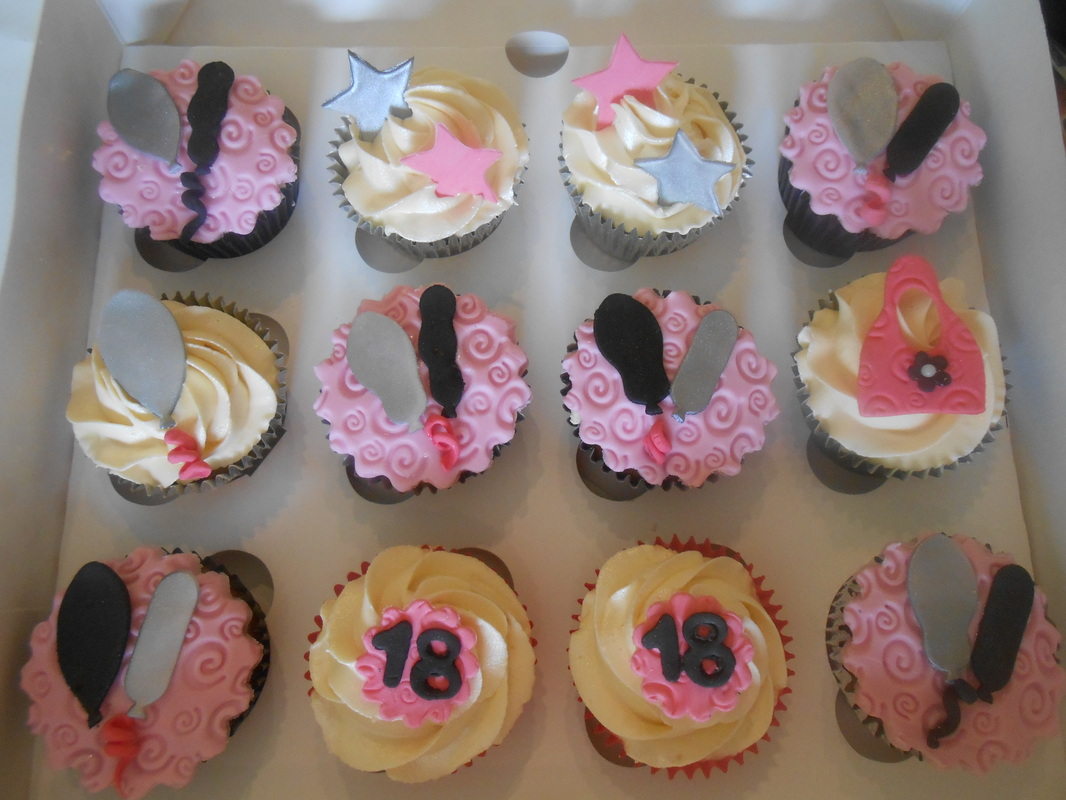 Girls 18th Birthday Cupcake Ideas