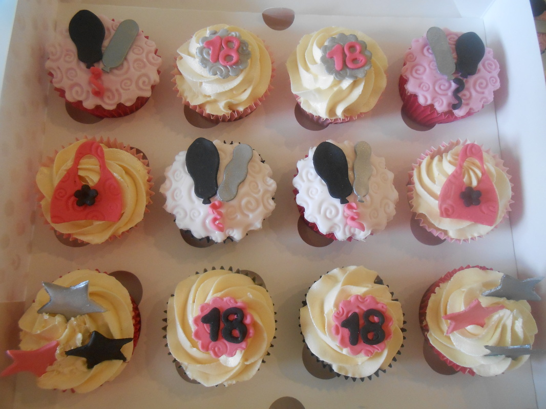 Girls 18th Birthday Cupcake Ideas