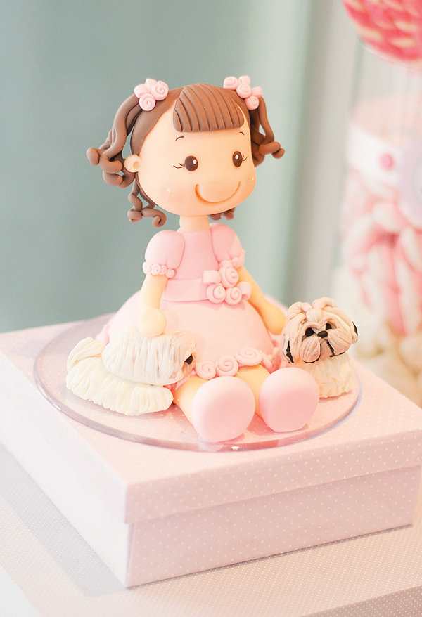 10 Photos of Little Girls Birthday Cakes Fondant