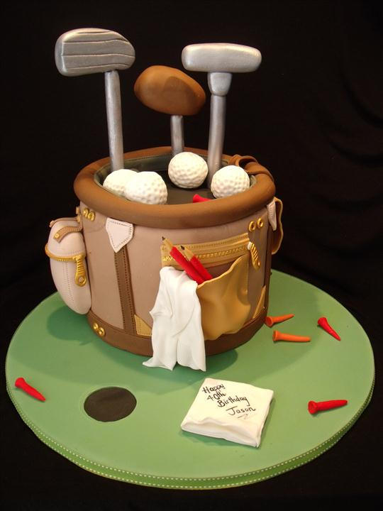 Golf Bag Cake