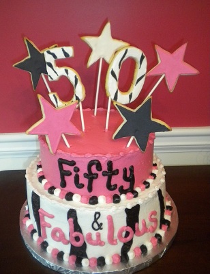 Happy 50 and Fabulous Birthday Cakes