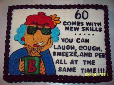 Happy 60th Birthday Cake