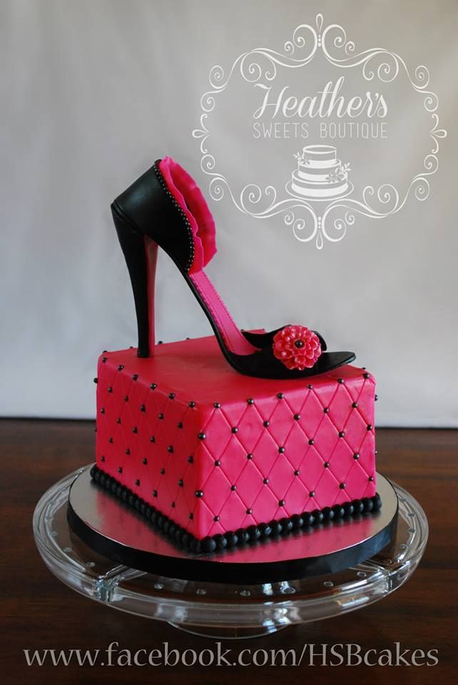 Happy Birthday Cake High Heels