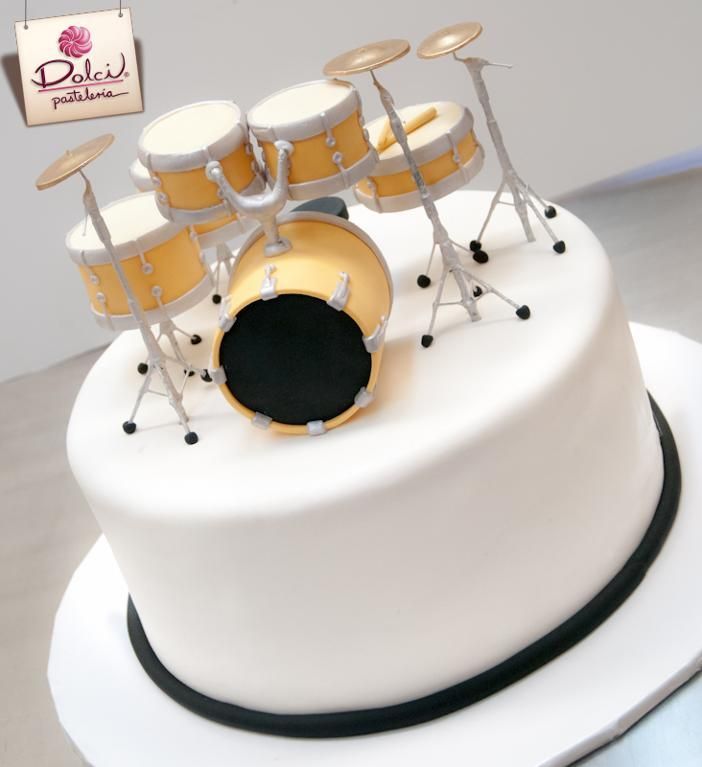 Happy Birthday Drum Cake