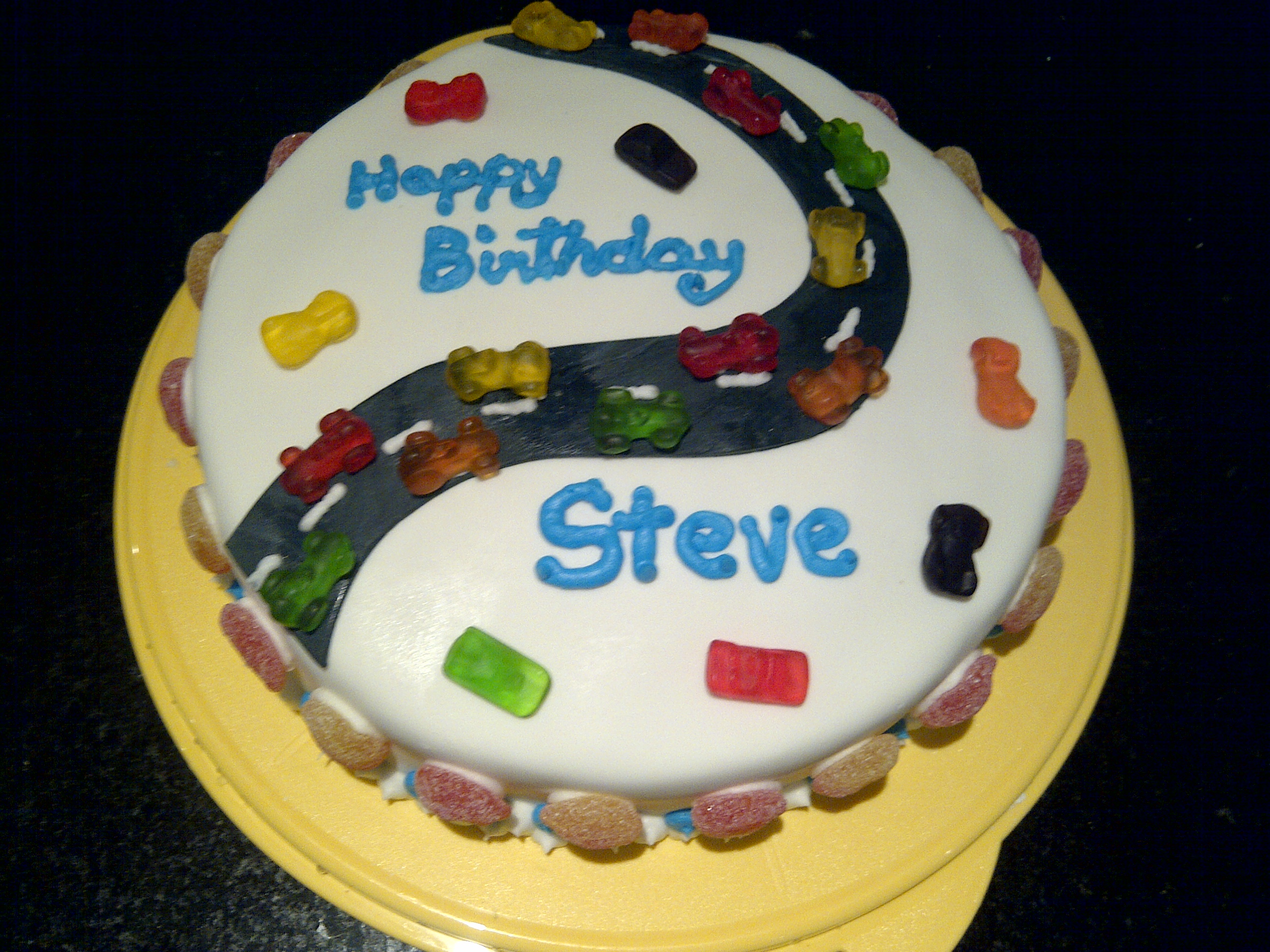 7 Birthday Cakes Saying Happy Birthday Steven Photo Happy Birthday Steven Cake Happy Birthday