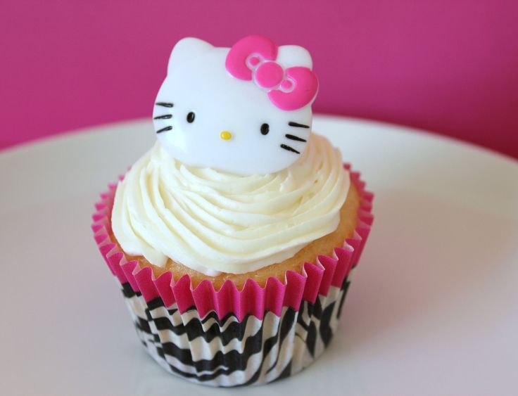 Hello Kitty Cupcake Toppers