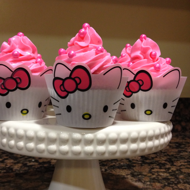 Hello Kitty Cupcakes