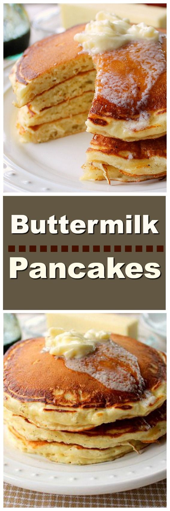 Homemade Fluffy Buttermilk Pancakes