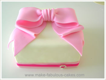 7 Photos of Cakes Icing Sheet With A Bow