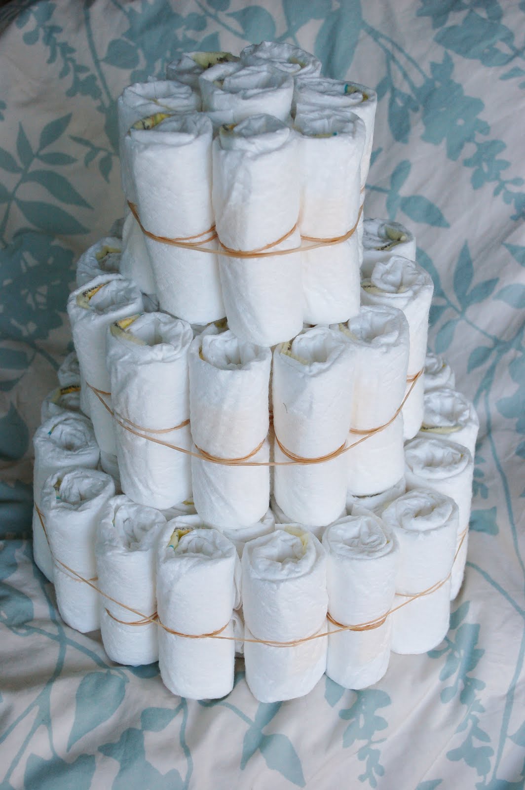 How to Make Diaper Cakes Baby Shower Ideas