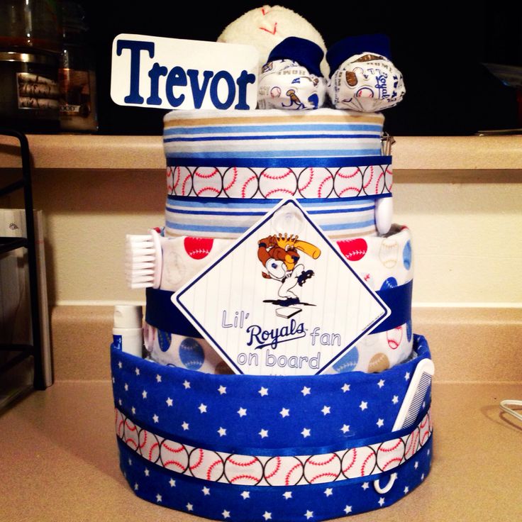 Kansas City Royals Baby Shower Cake