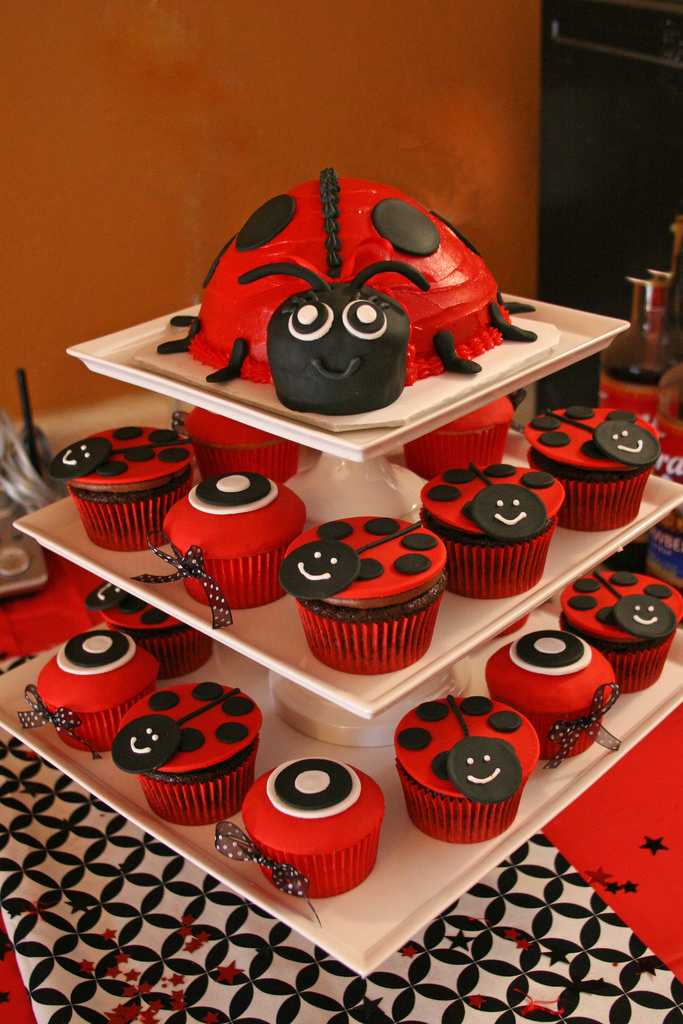 Ladybug Baby Shower Cake Ideas