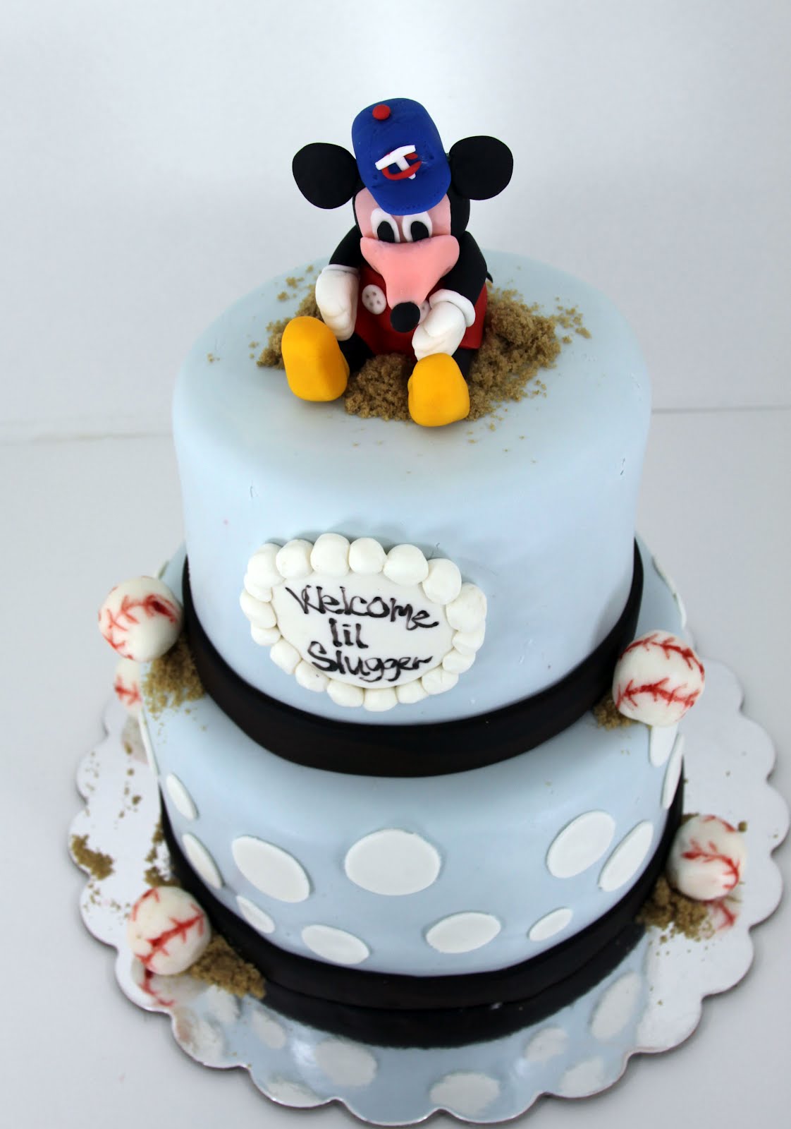 Mickey Mouse Baby Shower Cake