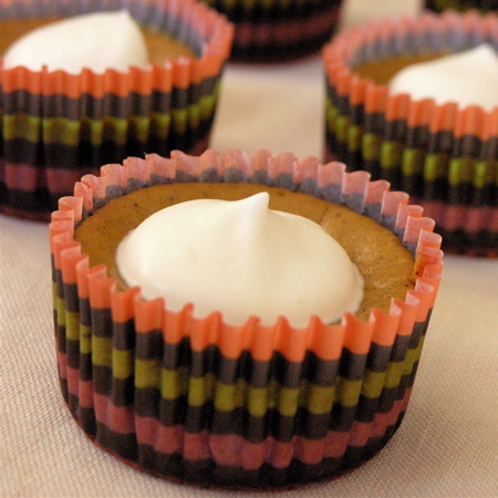 Mini Pumpkin Cheesecakes